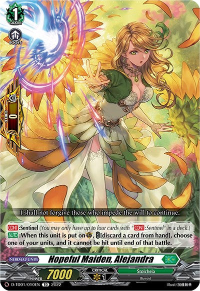 Hopeful Maiden, Alejandra (D-TD01/010EN) [Urara Haneyama -Bandmaster of Blossoming Bonds-] | Total Play