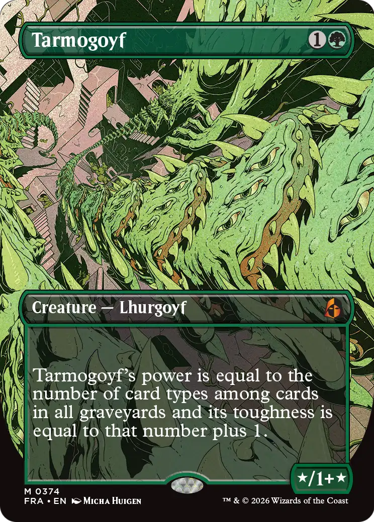 Tarmogoyf (Borderless) [Reality Fracture] | Total Play