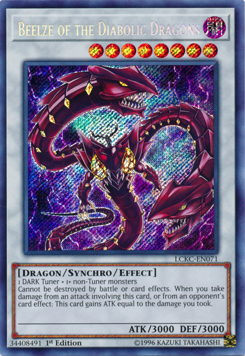Beelze of the Diabolic Dragons [LCKC-EN071] Secret Rare | Total Play