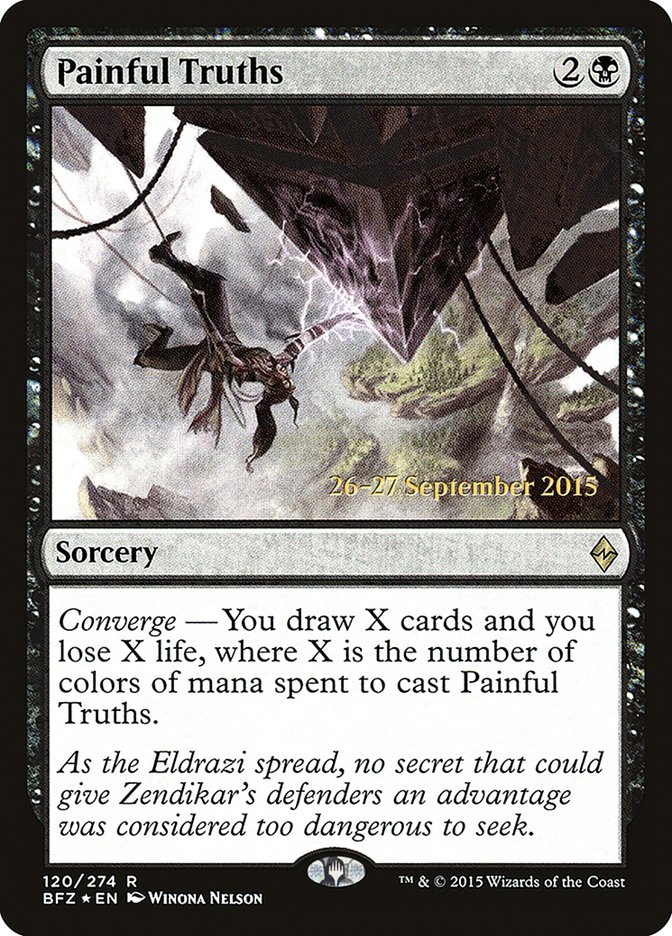 Painful Truths [Battle for Zendikar Prerelease Promos] | Total Play