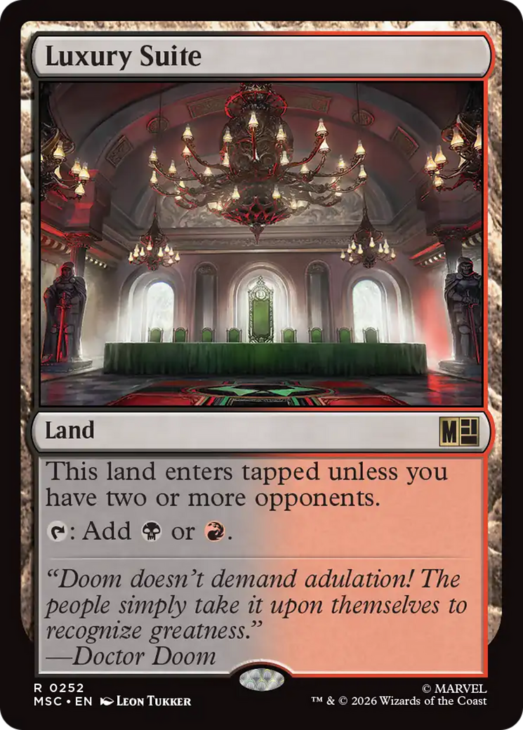 Luxury Suite (Surge Foil) [Marvel Super Heroes Commander] | Total Play