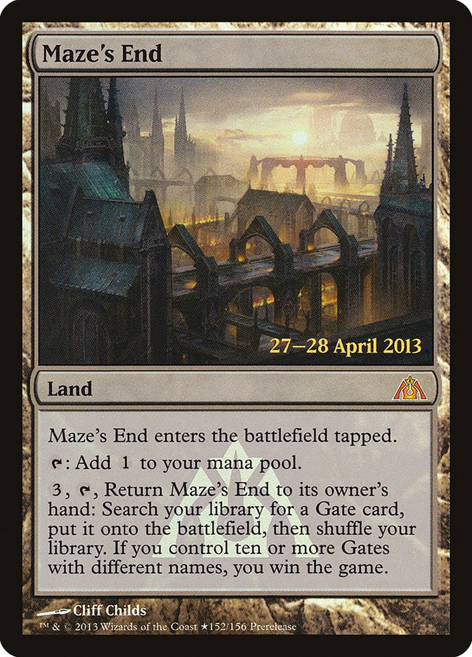 Maze's End [Dragon's Maze Prerelease Promos] | Total Play