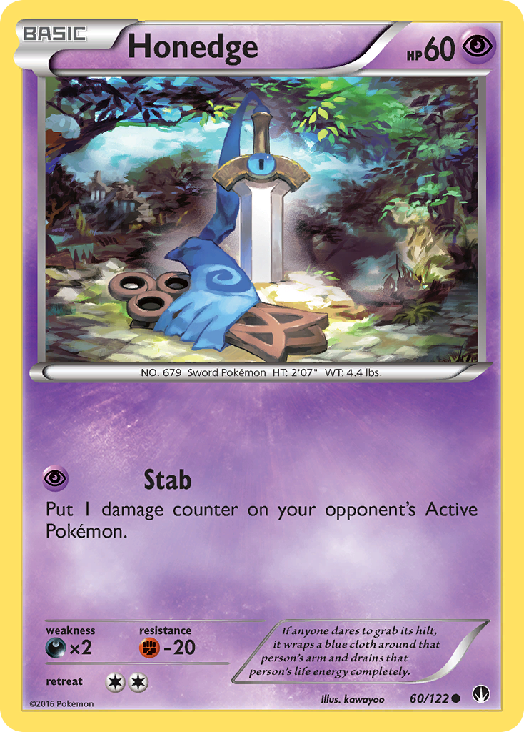 Honedge (60/122) [XY: BREAKpoint] | Total Play