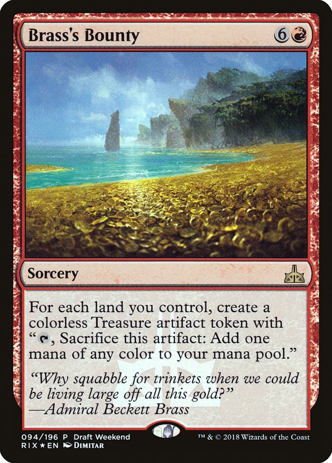Brass's Bounty (Draft Weekend) [Rivals of Ixalan Promos] | Total Play