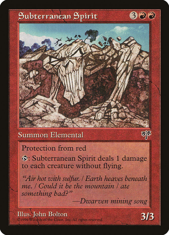 Subterranean Spirit [Mirage] | Total Play
