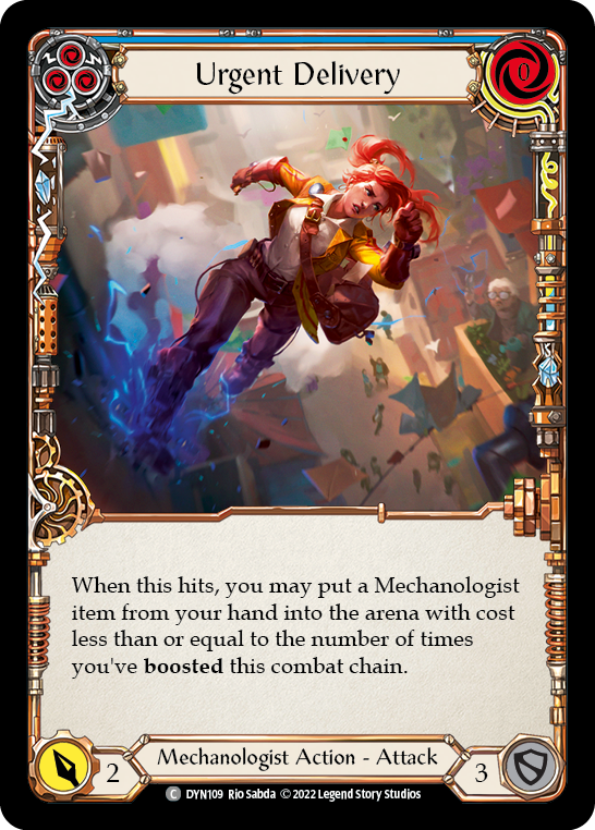 Urgent Delivery (Blue) [DYN109] (Dynasty) | Total Play