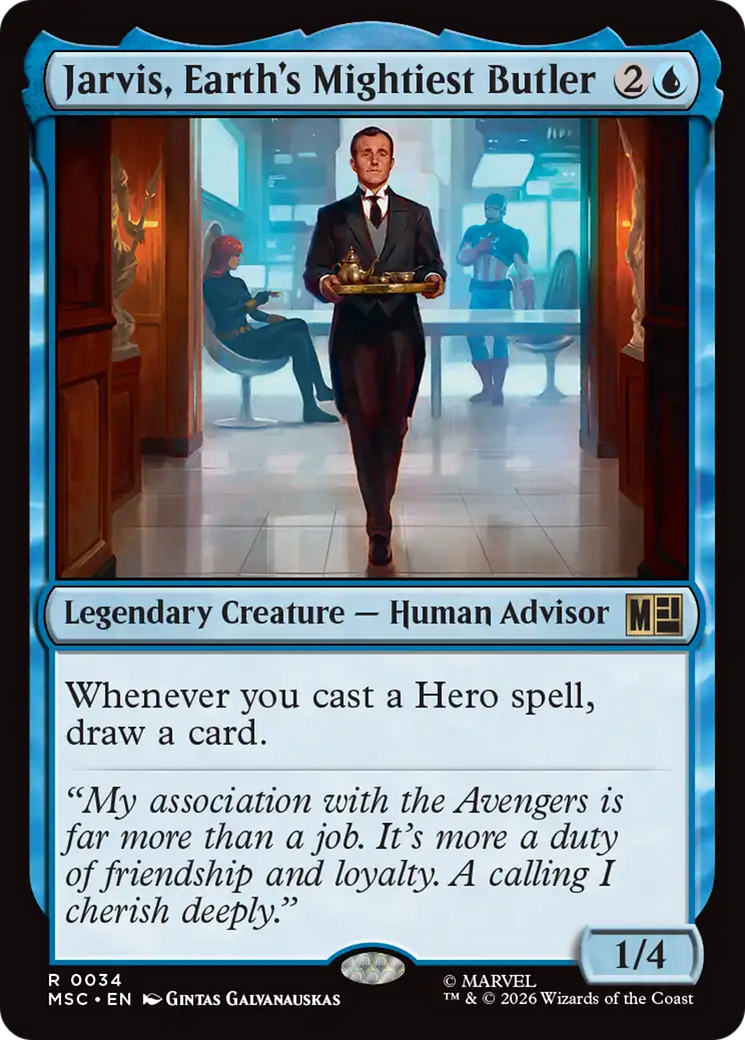 Jarvis, Earth's Mightiest Butler [Marvel Super Heroes Commander] | Total Play