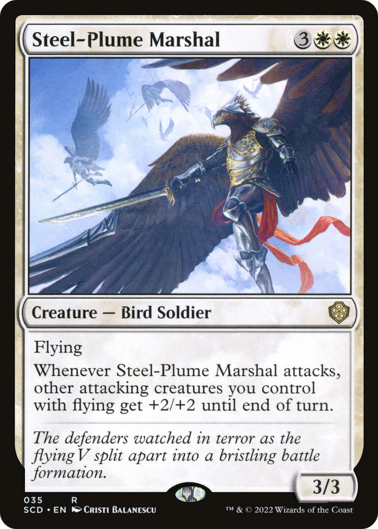 Steel-Plume Marshal [Starter Commander Decks] | Total Play