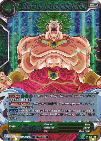 Broly, The Unstoppable Horror (P-006) [Promotion Cards] | Total Play