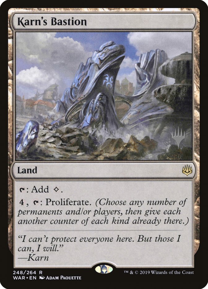 Karn's Bastion (Promo Pack) [War of the Spark Promos] | Total Play