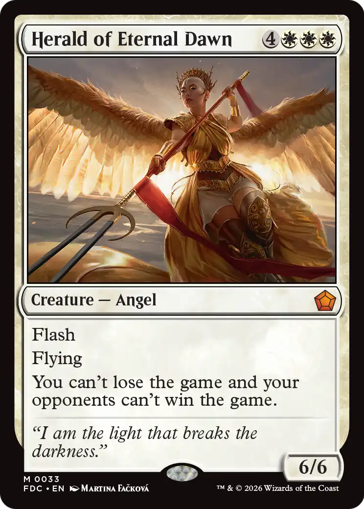Herald of Eternal Dawn [Foundations Commander] | Total Play