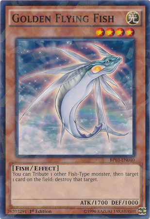 Golden Flying Fish [BP03-EN040] Shatterfoil Rare | Total Play