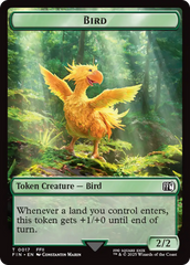Bird (0017) // Wizard (0015) Double-Sided Token [FINAL FANTASY Tokens] | Total Play