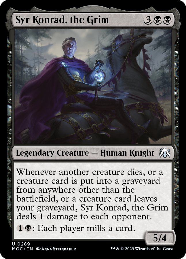 Syr Konrad, the Grim [March of the Machine Commander] | Total Play