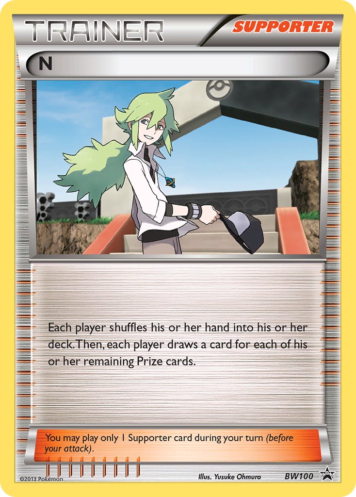 N (BW100) (Battle Arena Deck Exclusive) [Black & White: Black Star Promos] | Total Play
