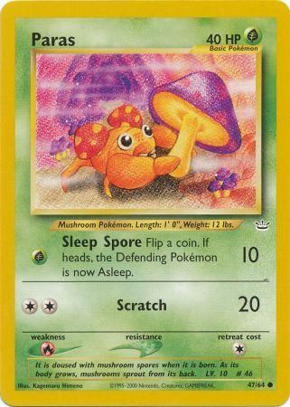 Paras (47/64) [Neo Revelation Unlimited] | Total Play