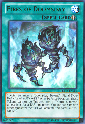 Fires of Doomsday (Green) [DL15-EN014] Rare | Total Play