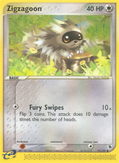 Zigzagoon (79/109) [EX: Ruby & Sapphire] | Total Play