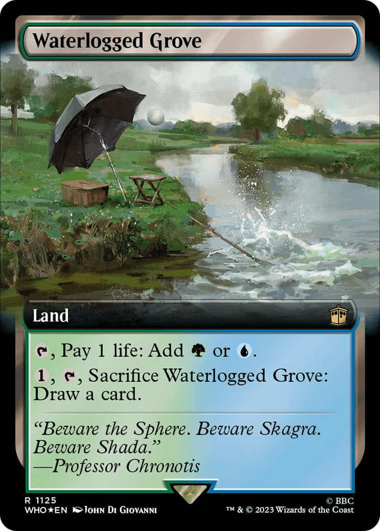 Waterlogged Grove (Extended Art) (Surge Foil) [Doctor Who] | Total Play