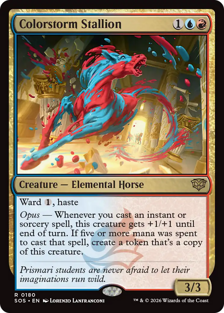 Colorstorm Stallion [Secrets of Strixhaven] | Total Play