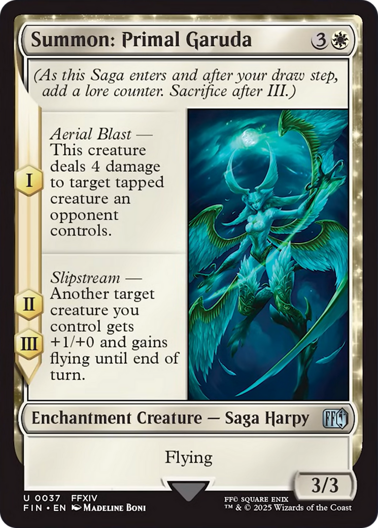 Summon: Primal Garuda [FINAL FANTASY] | Total Play