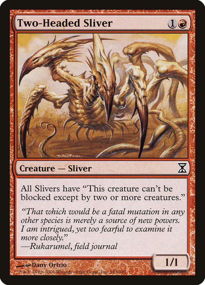 Two-Headed Sliver [Time Spiral] | Total Play