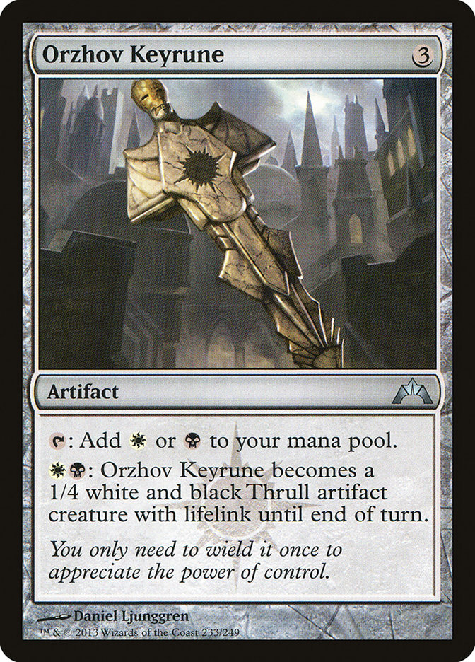 Orzhov Keyrune [Gatecrash] | Total Play