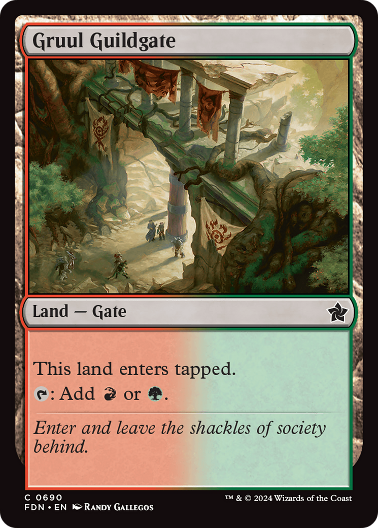 Gruul Guildgate [Foundations] | Total Play
