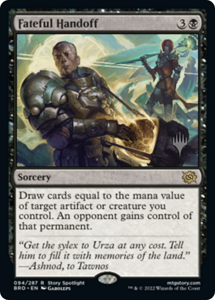 Fateful Handoff (Promo Pack) [The Brothers' War Promos] | Total Play