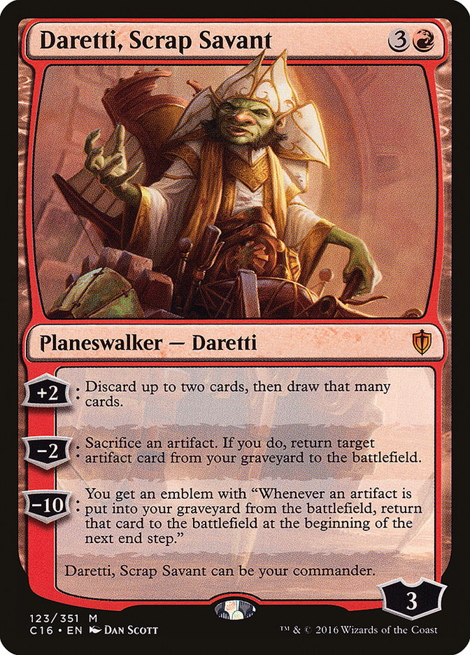Daretti, Scrap Savant [Commander 2016] | Total Play