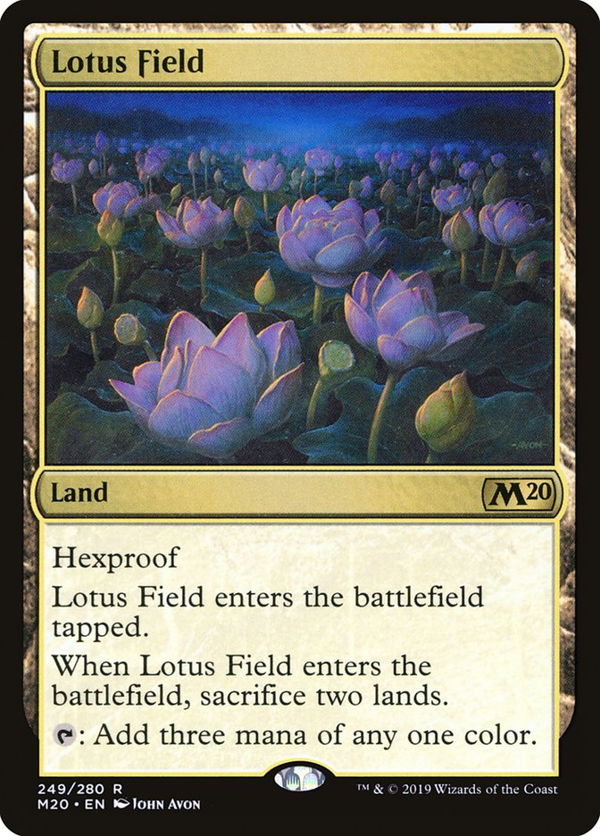 Lotus Field [Core Set 2020] | Total Play