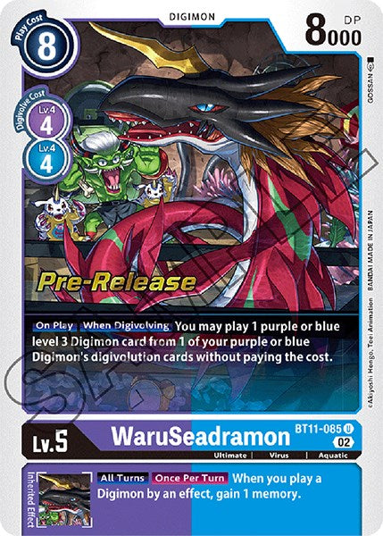 WaruSeadramon [BT11-085] [Dimensional Phase Pre-Release Promos] | Total Play