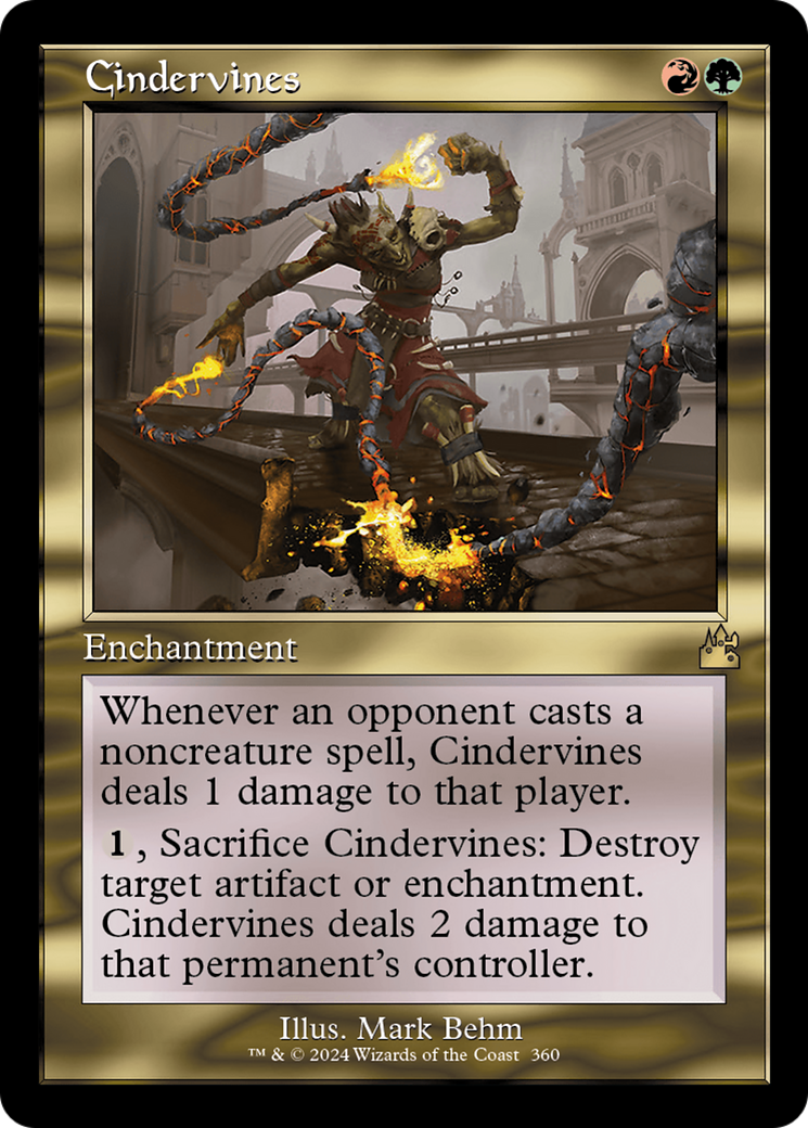Cindervines (Retro Frame) [Ravnica Remastered] | Total Play