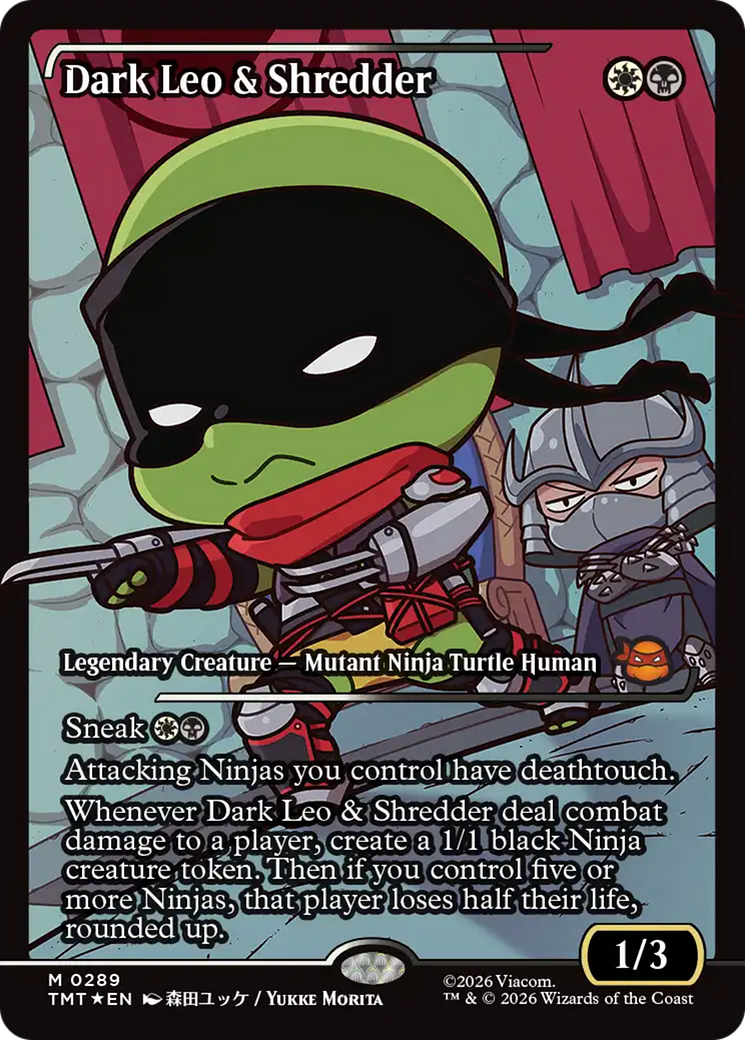 Dark Leo & Shredder (Showcase) [Teenage Mutant Ninja Turtles] | Total Play