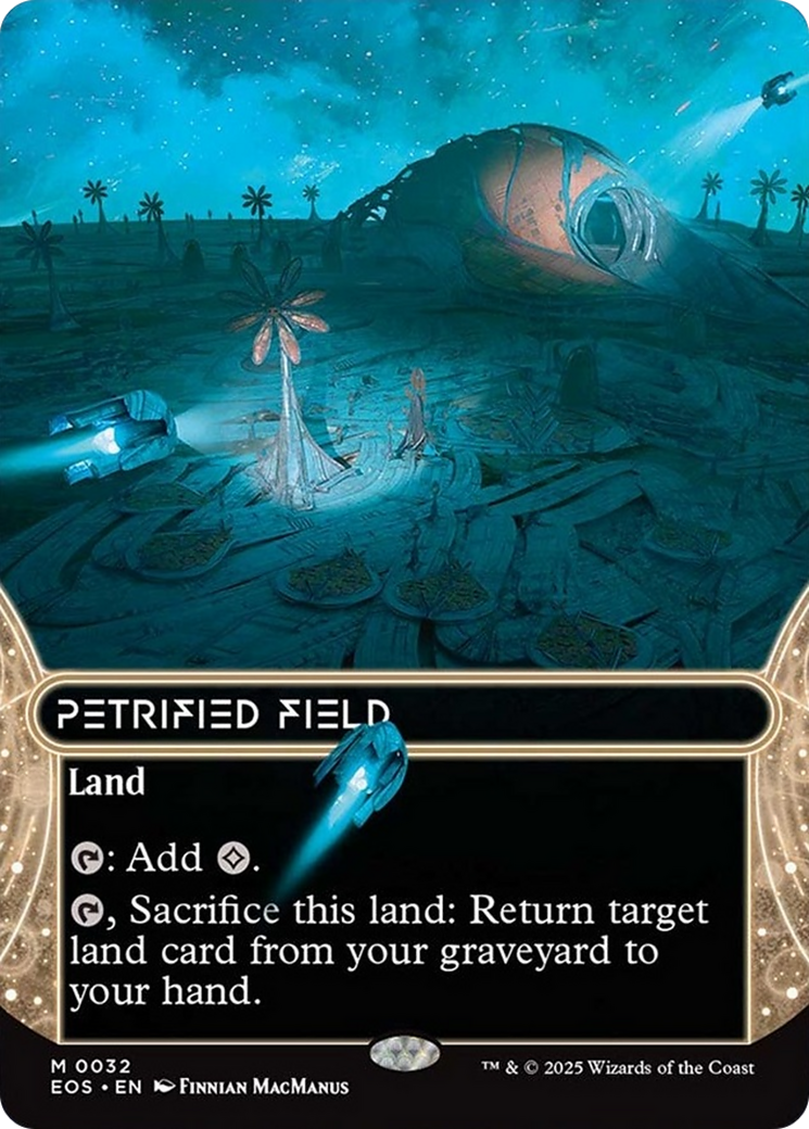 Petrified Field (0032) (Borderless) [Edge of Eternities: Stellar Sights] | Total Play