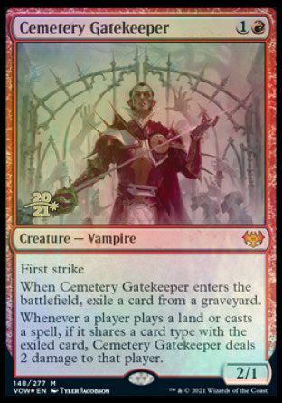 Cemetery Gatekeeper [Innistrad: Crimson Vow Prerelease Promos] | Total Play