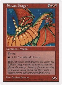 Shivan Dragon (Oversized) [Oversize Cards] | Total Play