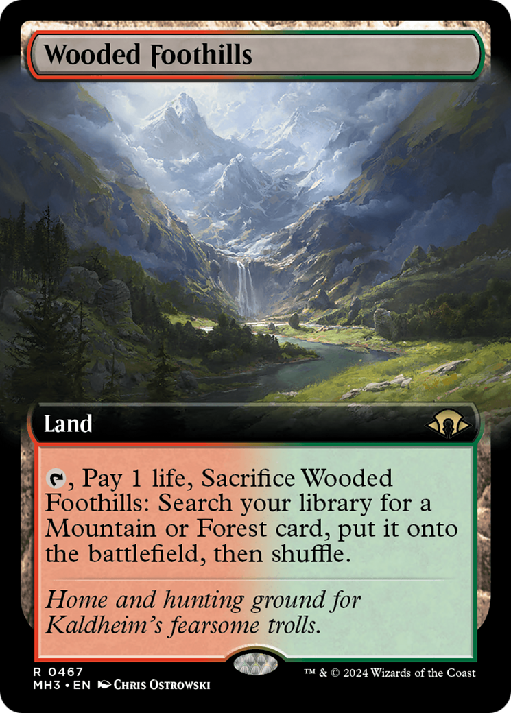 Wooded Foothills (Extended Art) [Modern Horizons 3] | Total Play