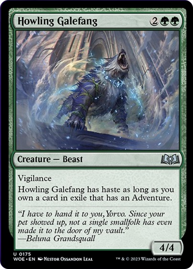 Howling Galefang [Wilds of Eldraine] | Total Play