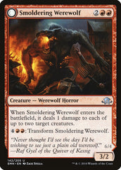 Smoldering Werewolf // Erupting Dreadwolf [Eldritch Moon] | Total Play