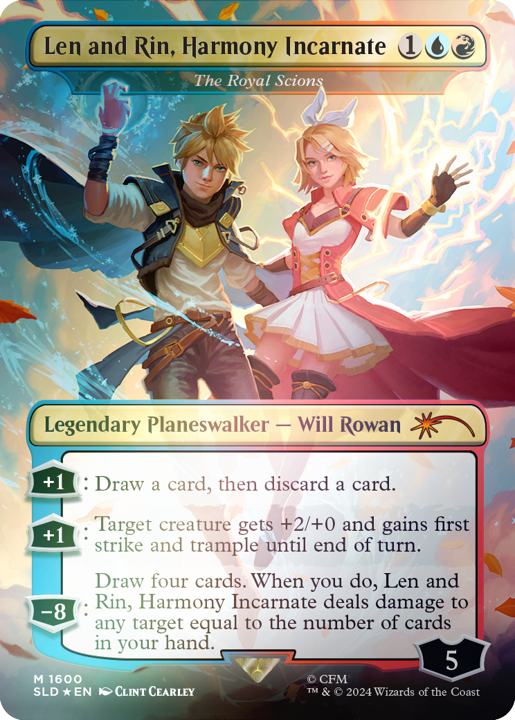 Len and Rin, Harmony Incarnate - The Royal Scions (Rainbow Foil) [Secret Lair Drop Series] | Total Play