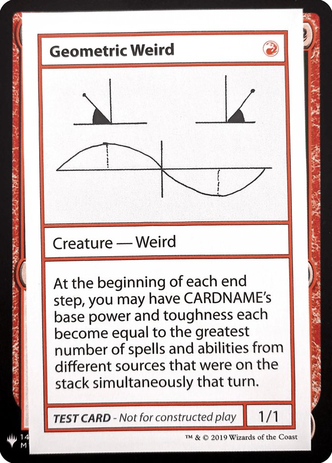 Geometric Weird [Mystery Booster Playtest Cards] | Total Play