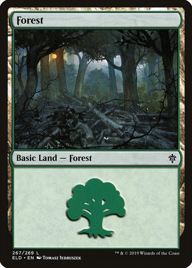 Forest (267) [Throne of Eldraine] | Total Play