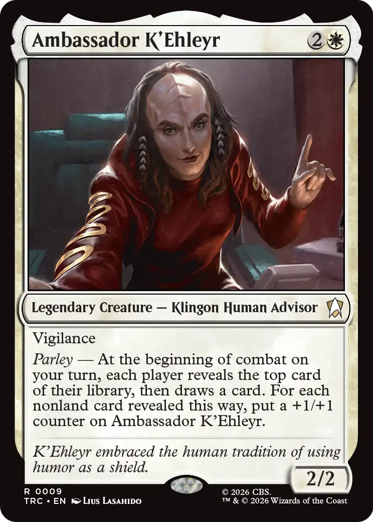 Ambassador K'Ehleyr (Surge Foil) [Star Trek Commander] | Total Play
