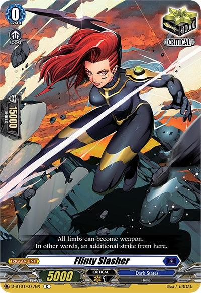 Flinty Slasher (D-BT01/077EN) [Genesis of the Five Greats] | Total Play