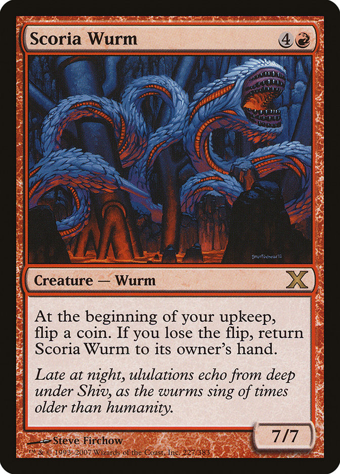 Scoria Wurm [Tenth Edition] | Total Play