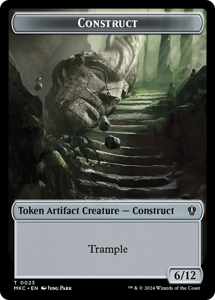 Construct // Soldier Double-Sided Token [Murders at Karlov Manor Commander Tokens] | Total Play