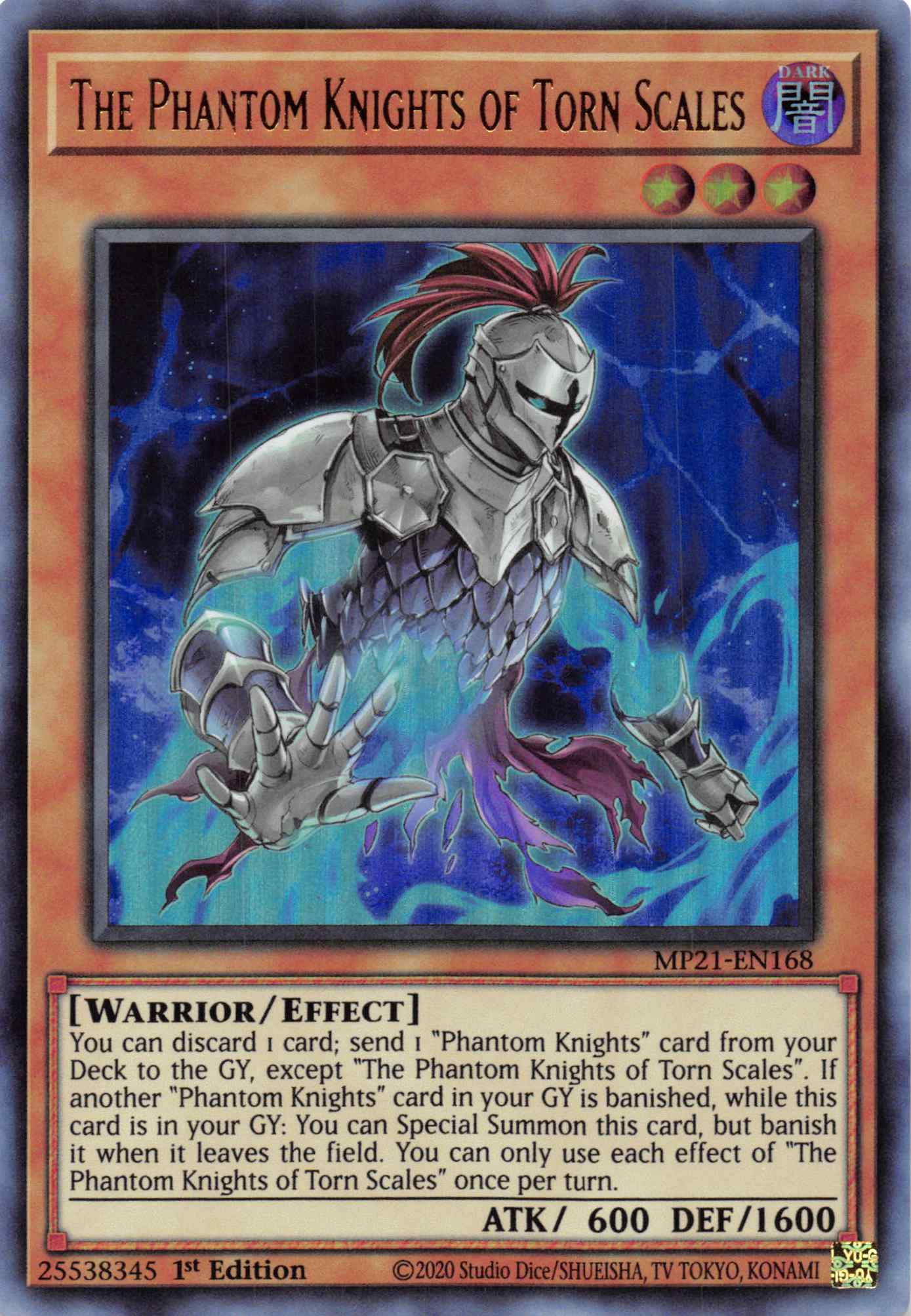 The Phantom Knights of Torn Scales [MP21-EN168] Ultra Rare | Total Play