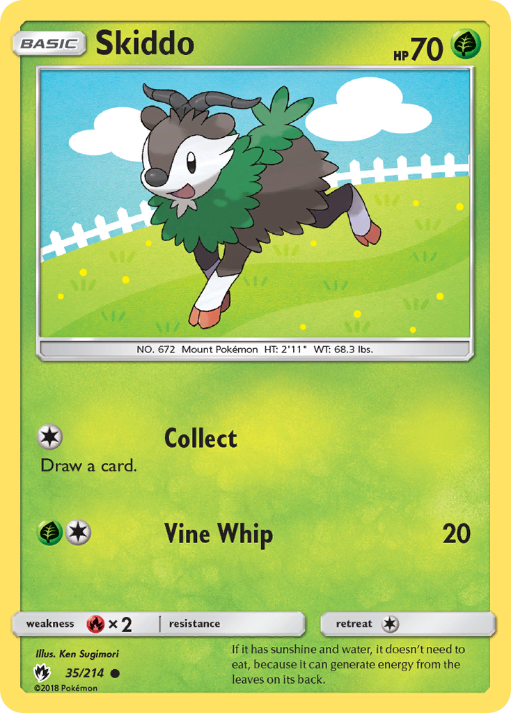 Skiddo (35/214) [Sun & Moon: Lost Thunder] | Total Play