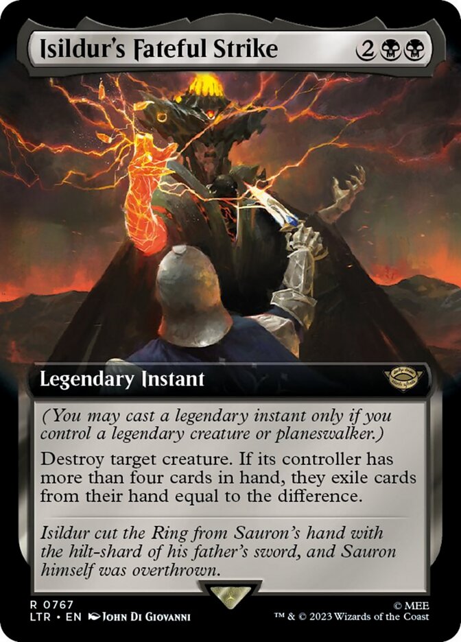 Isildur's Fateful Strike (Extended Art) (Surge Foil) [The Lord of the Rings: Tales of Middle-Earth] | Total Play